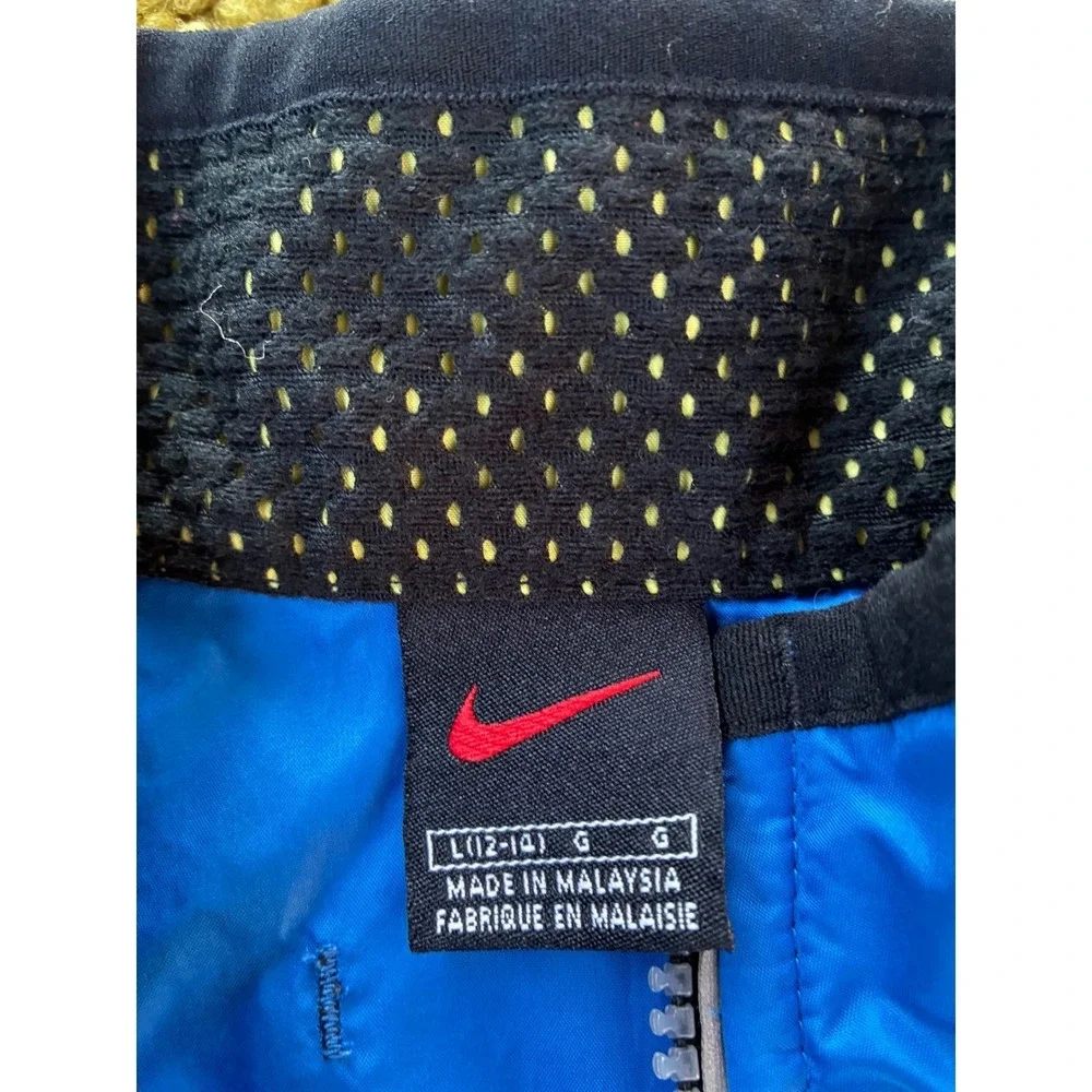 Nike Blue Gray Half Zip Pullover‎ Track Jacket Youth L G
